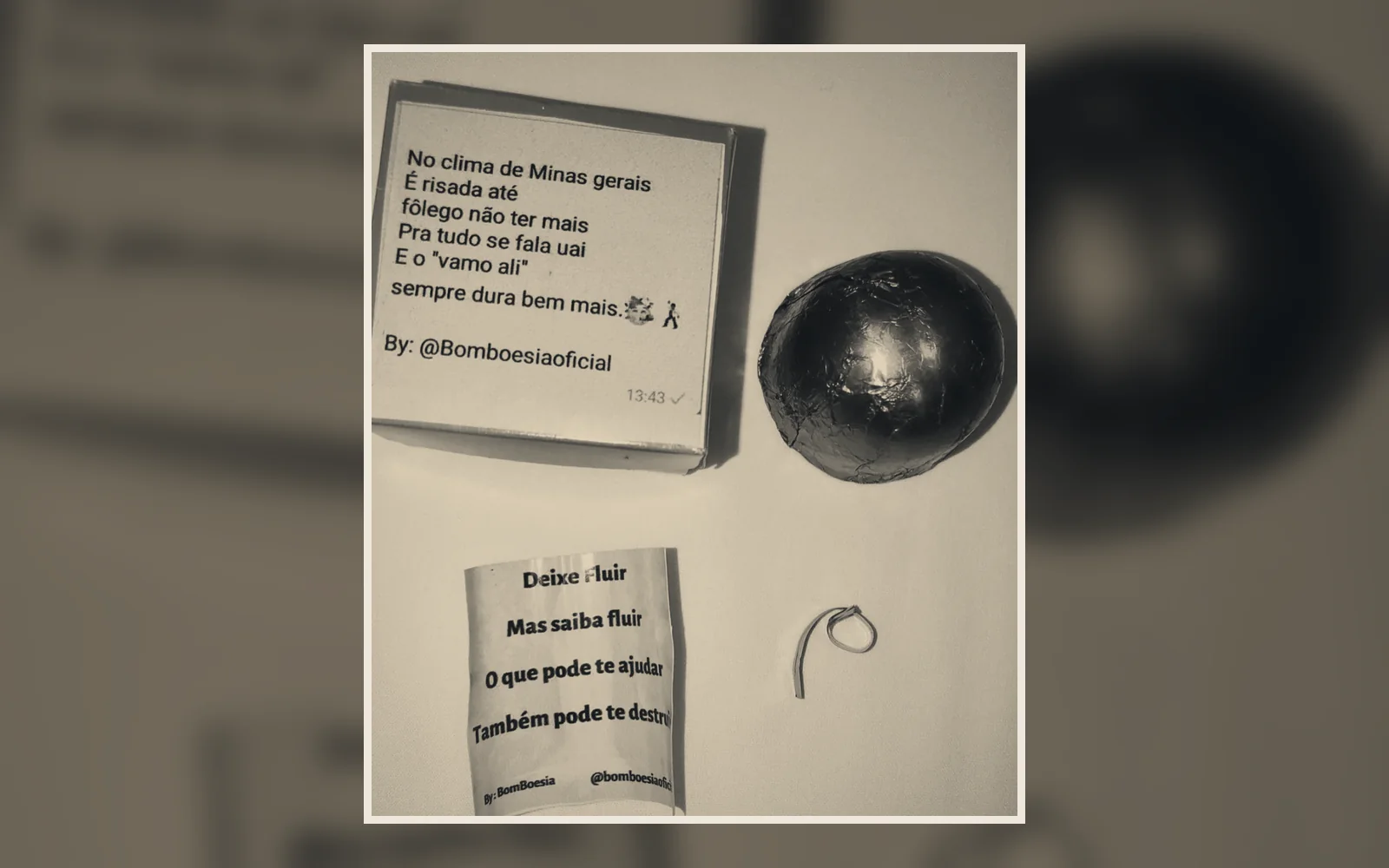 Imagem associada ao texto Pedro vende bombons e poesia