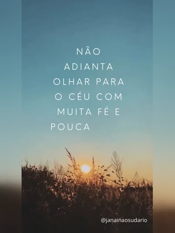 Capa editorial do vídeo Fé também exige movimento