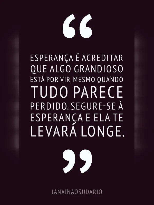 Capa editorial do vídeo Palavra do dia: esperança