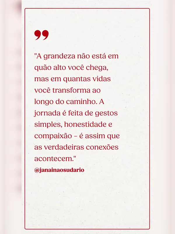 Capa editorial do vídeo A grandeza que transforma vidas